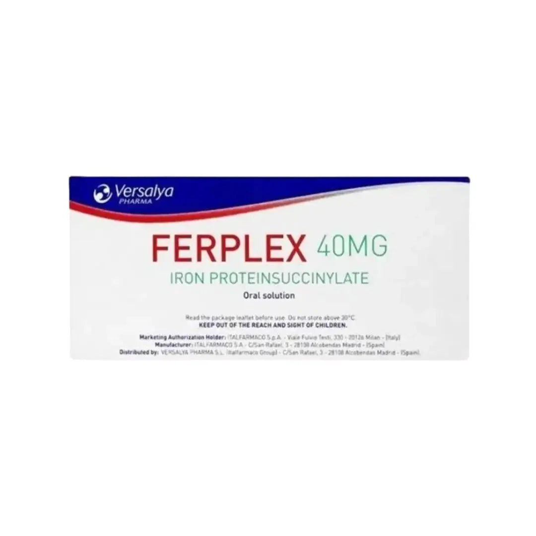 Ferplex 40mg Iron Vial 15ml (10s) – Rapid Iron Supplement