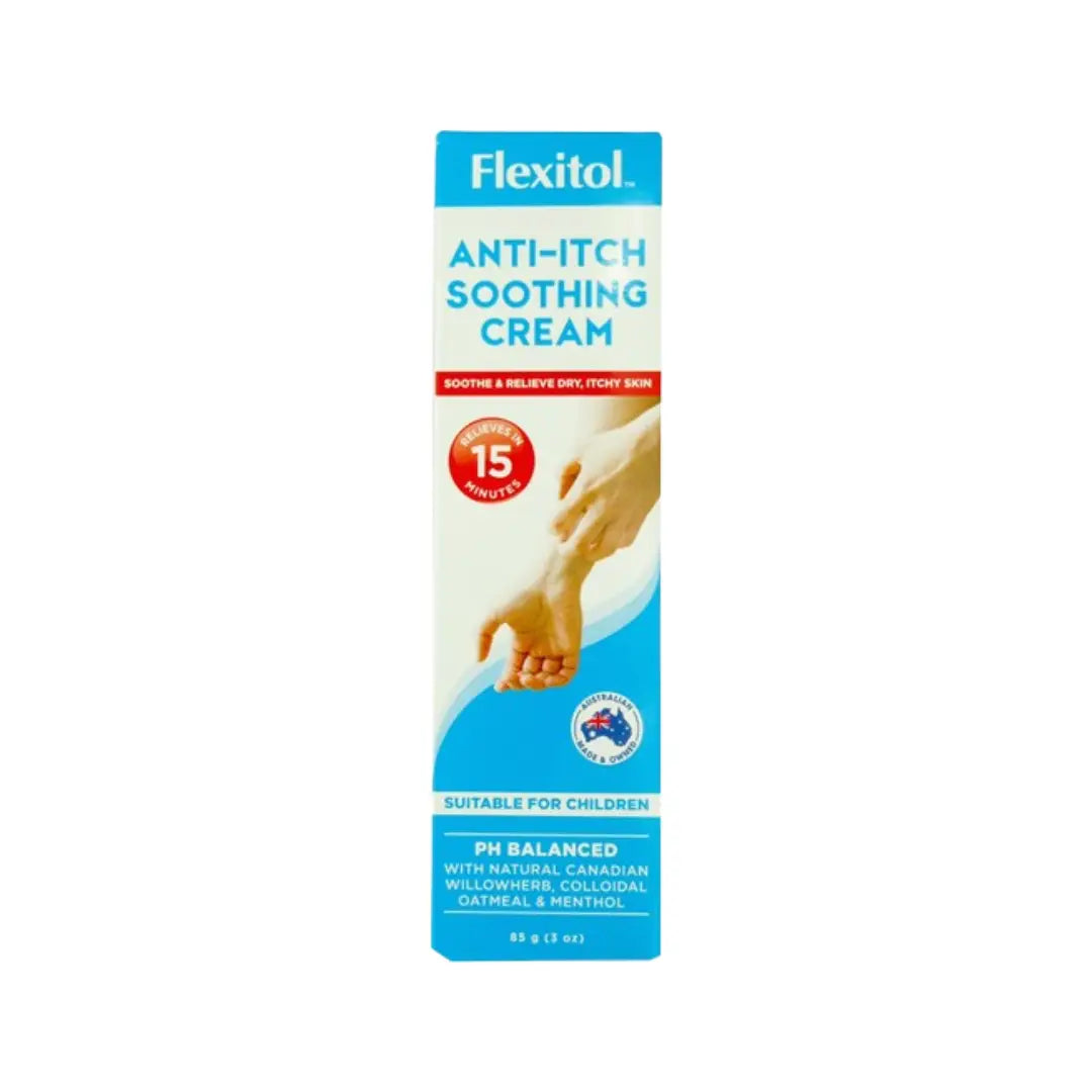 Flexitol Anti-Itch Soothing Cream 85g – Fast Relief