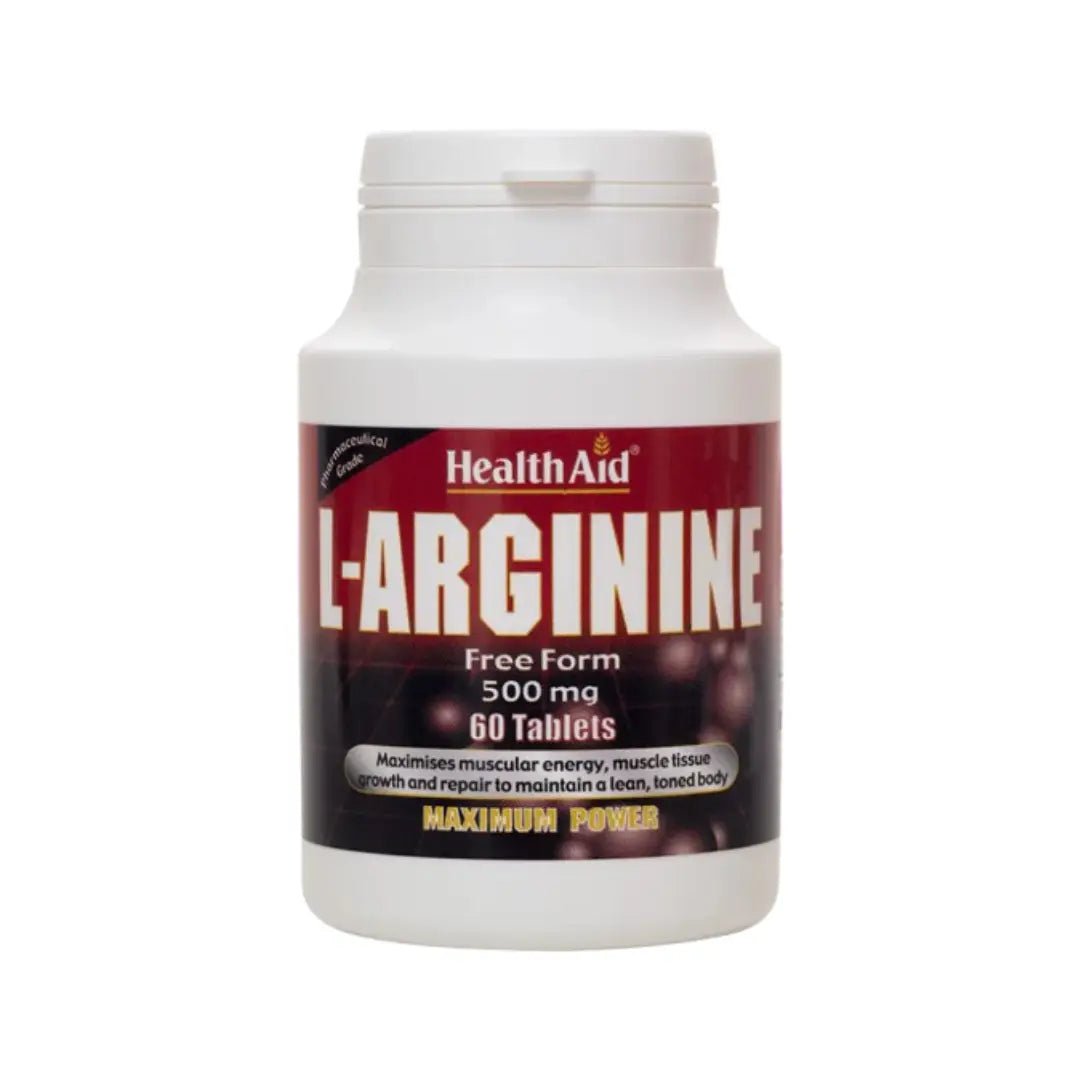 HealthAid L-Arginine 500mg Tablets 60s