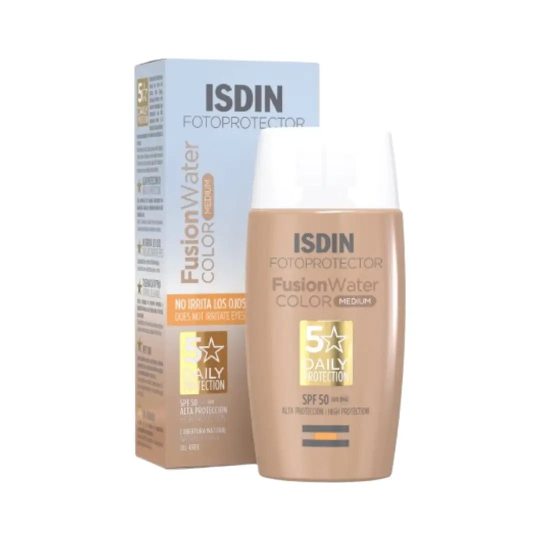 ISDIN Fotoprotector SPF 50 Fusion Water Color Medium 50ml
