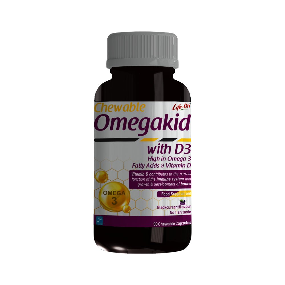 LIFE ON OMEGAKID CHEWABLE CAP 30s