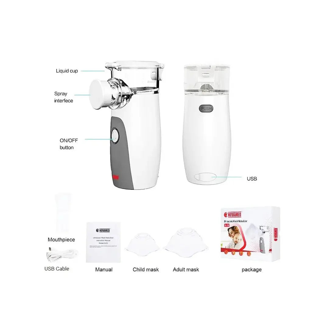 NOVAMED Ultrasonic Mesh Nebulizer N-12