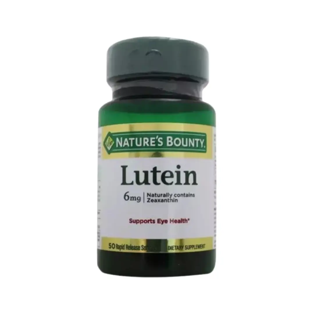 Nature's Bounty Lutein 6mg Softgels 50s