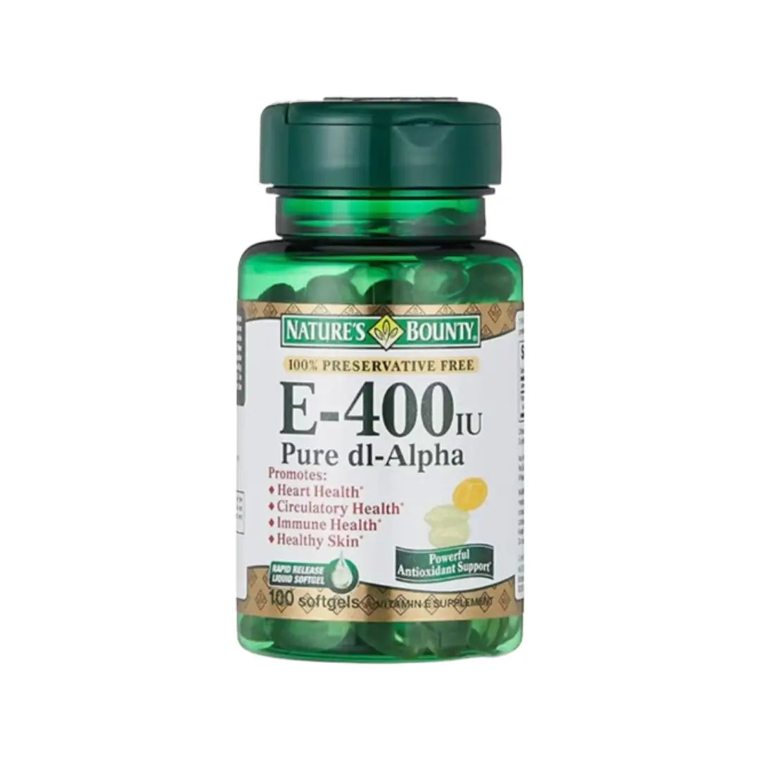 Nature’s Bounty Vitamin E 400 IU Softgels 100s