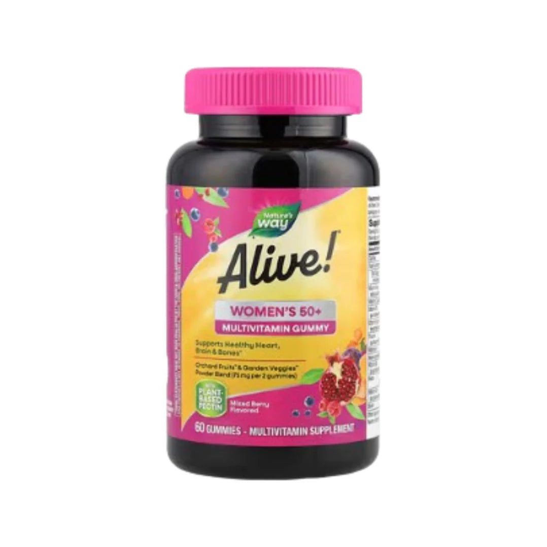 Nature’s Way Alive! Women’s 50+ Multivitamin Gummies 60s