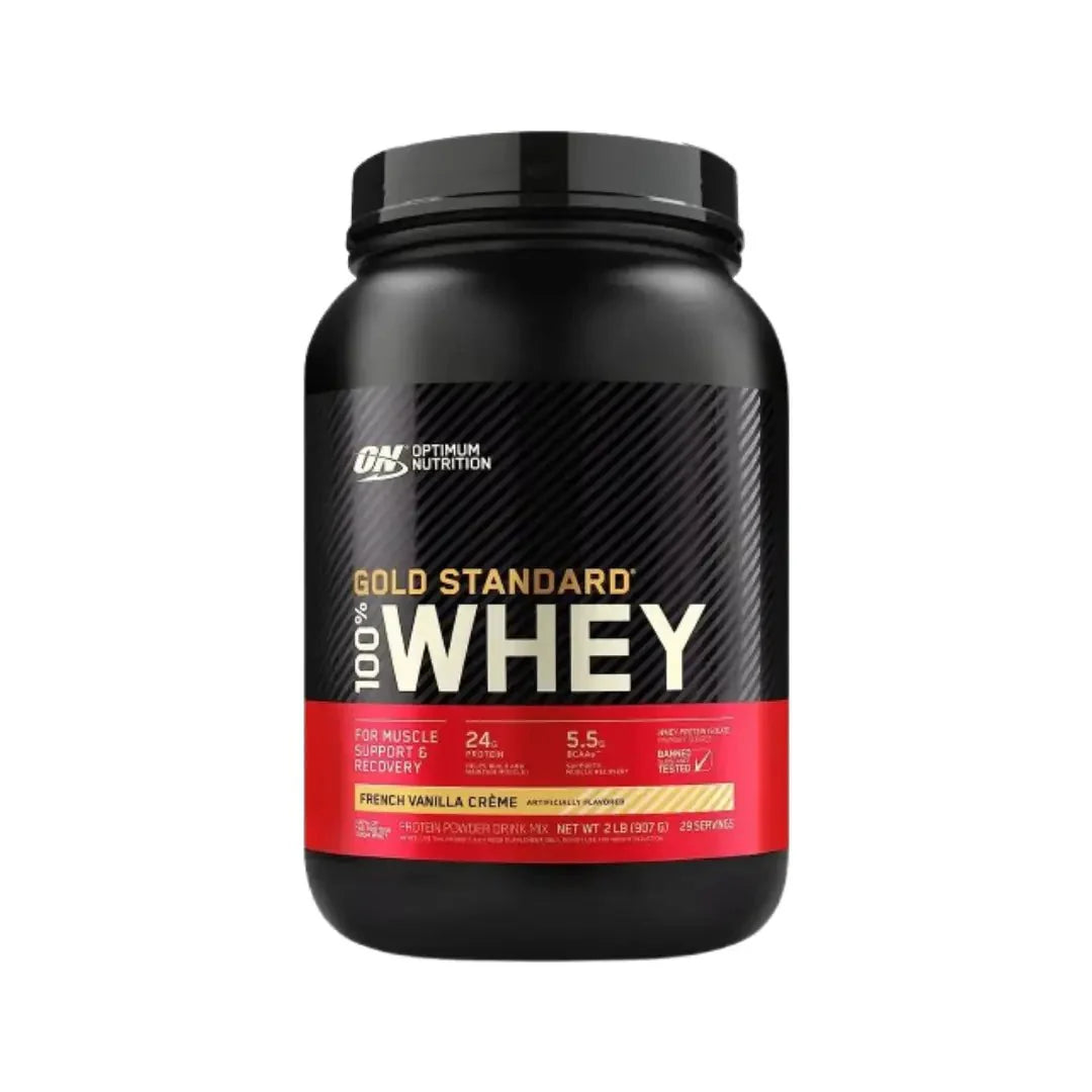 Optimum Nutrition 100% Gold Standard Whey 2LB – French Vanilla Creme