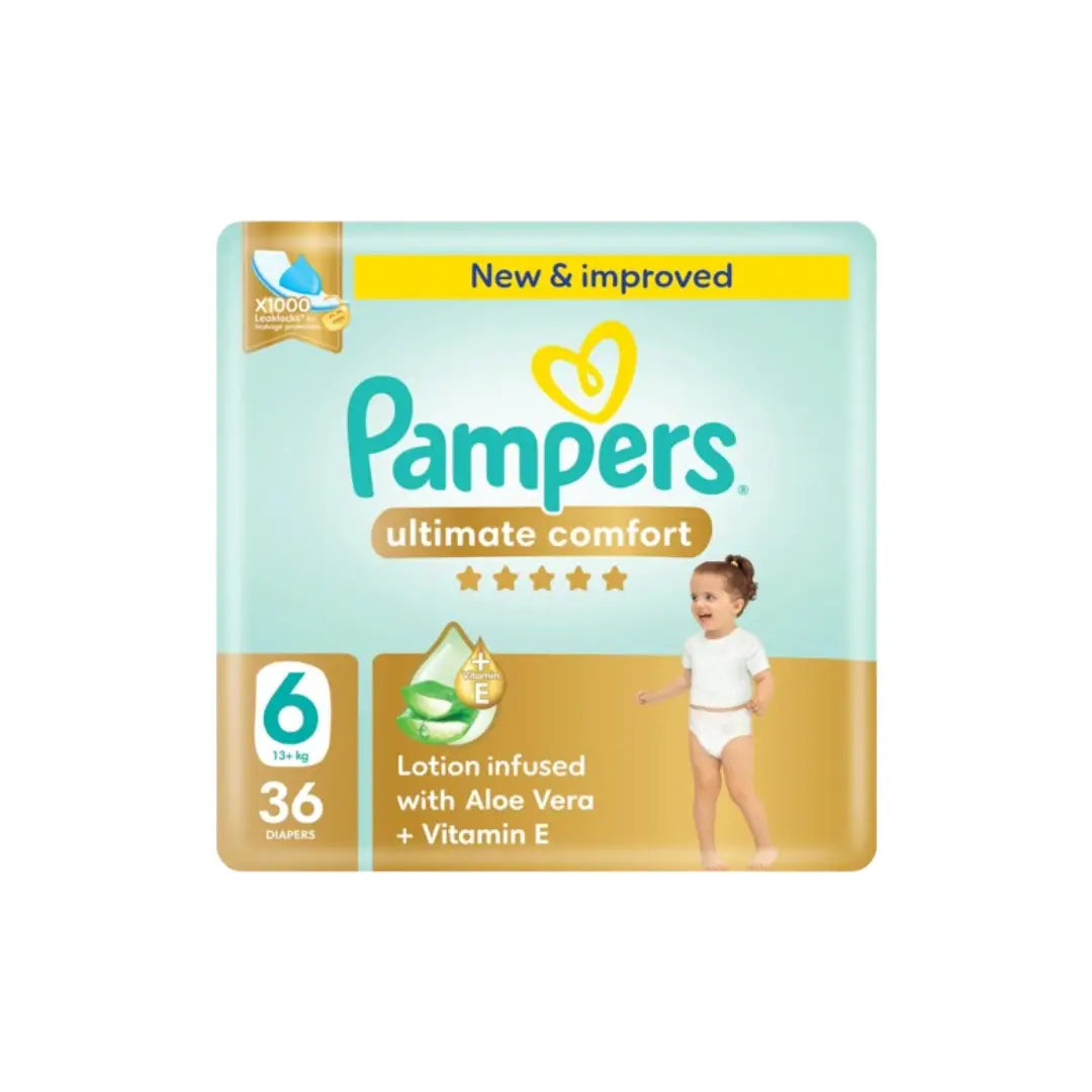 Pampers Ultimate Comfort Size 6 Diapers 36s