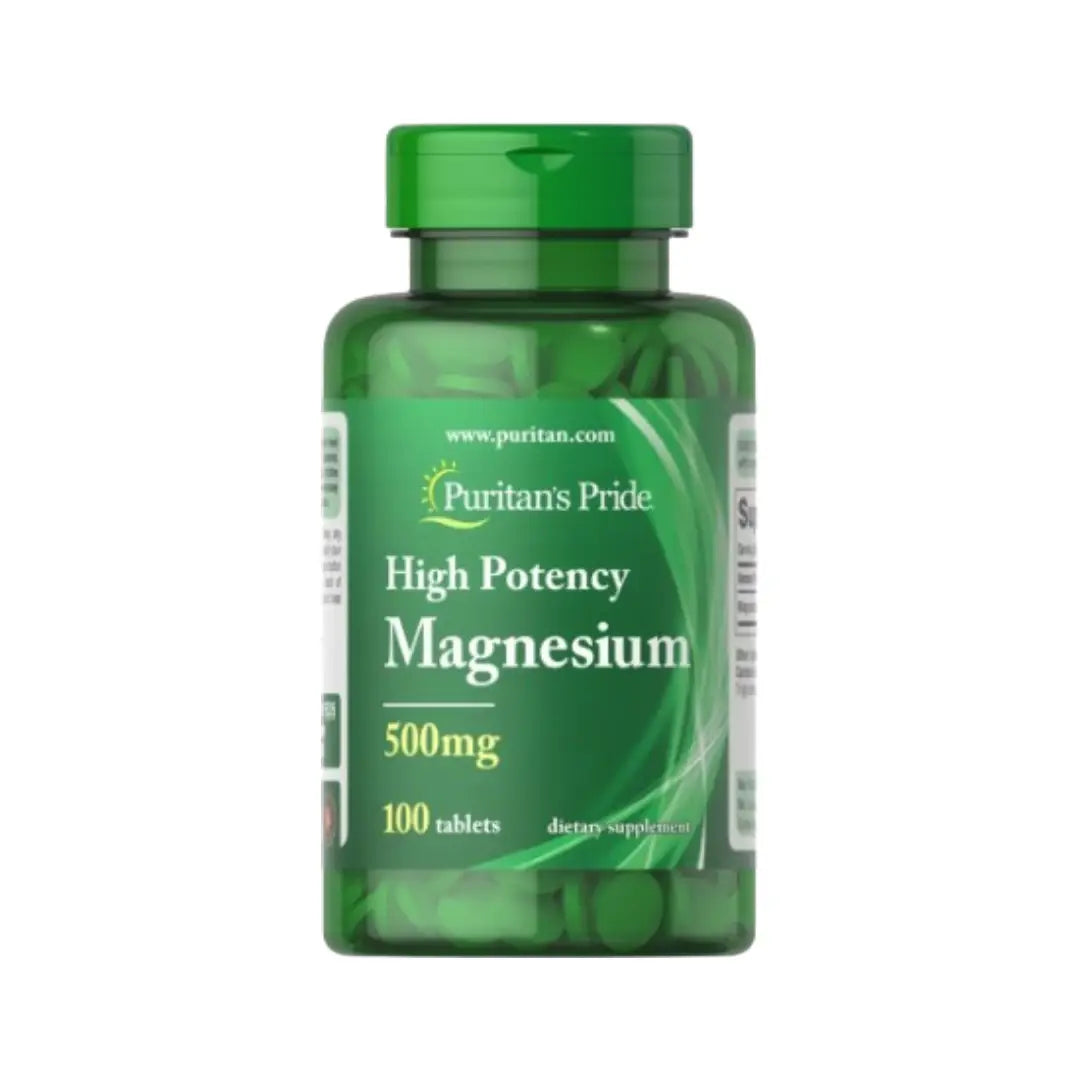 Puritan's Pride Magnesium 500mg 100 Tablets