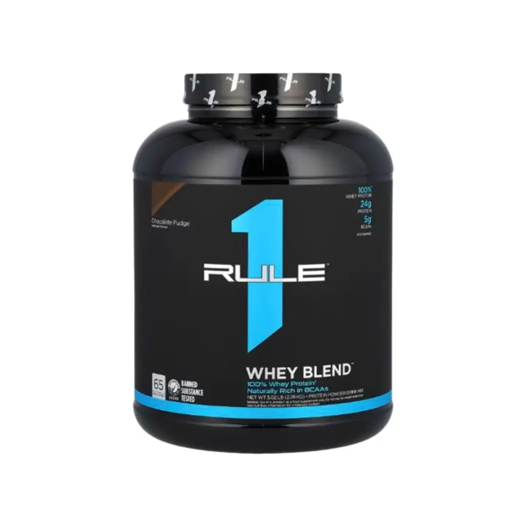 RULE 1 Whey Blend 5LB - Chocolate Fudge Flavor