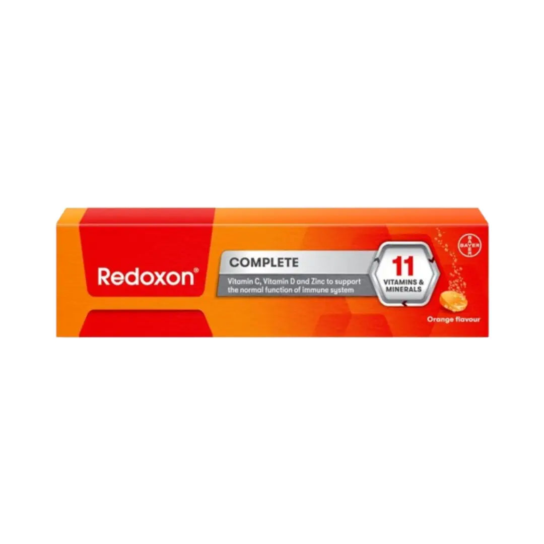 Redoxon Complete Effervescent Tablet 15s Orange Flavour