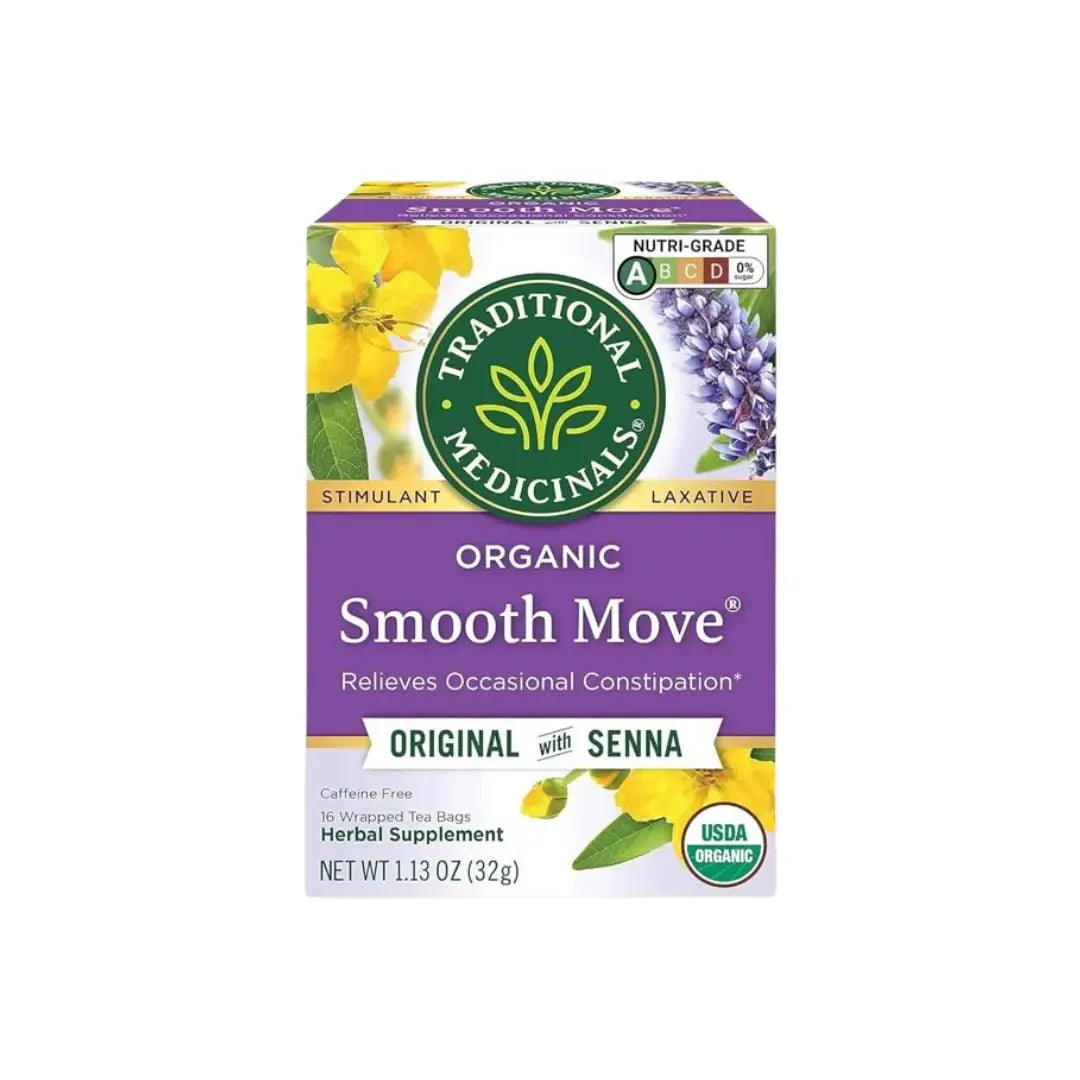 Traditional Medicinals Organic Smooth Move With Senna Tea Bag 16s