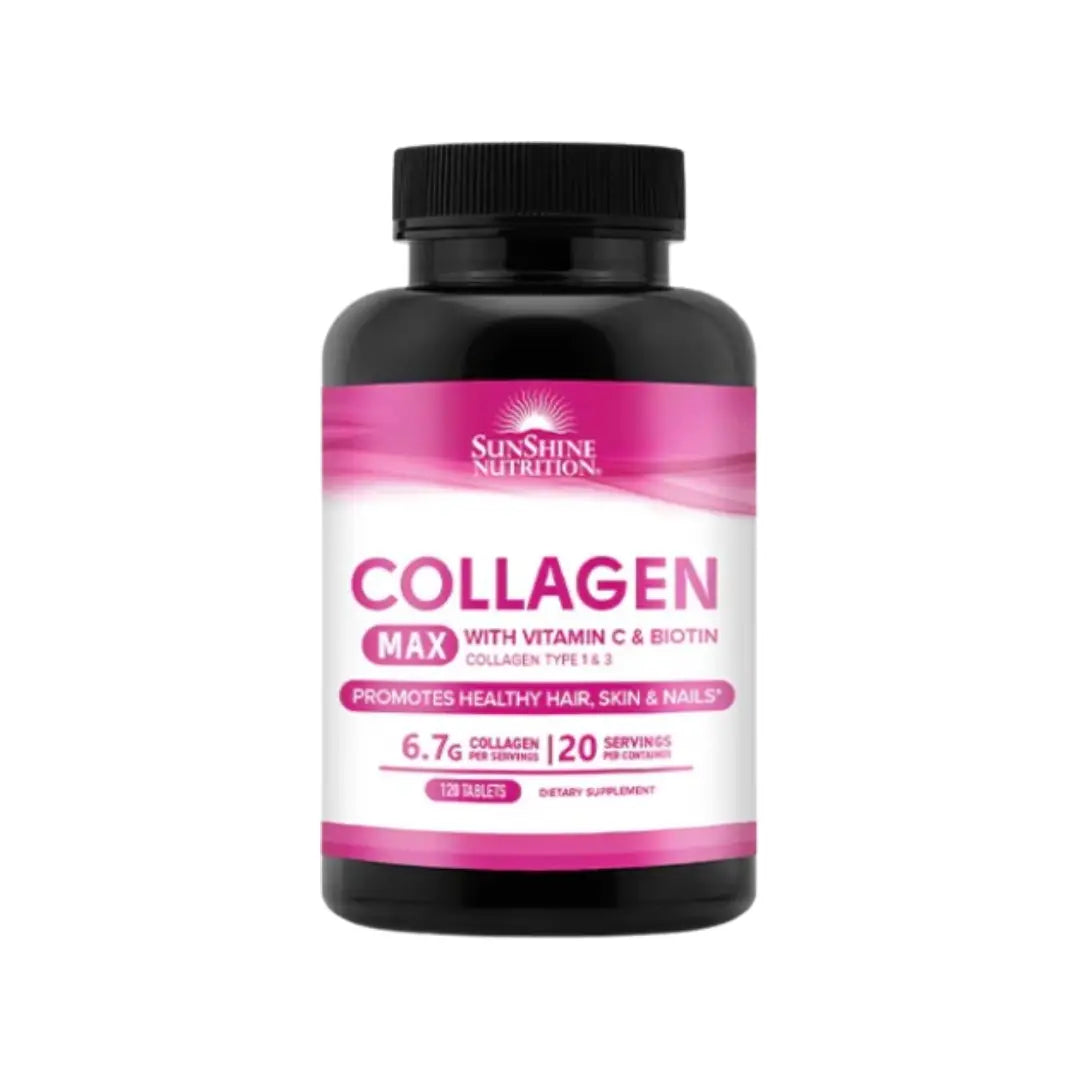 Sunshine Nutrition Collagen Max with Vitamin C & Biotin Tablets 120