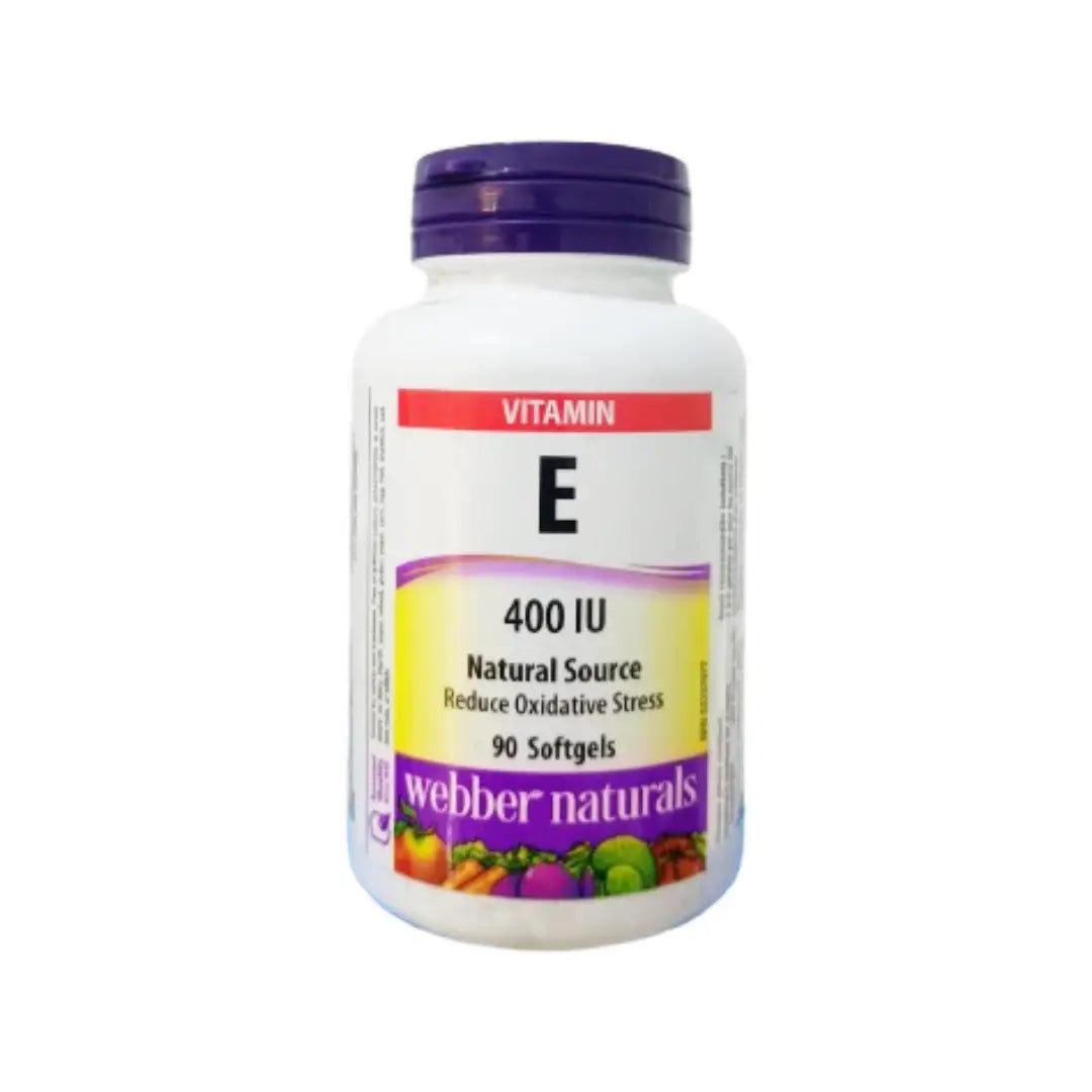 Webber Naturals Vitamin E 400IU Softgels 90s