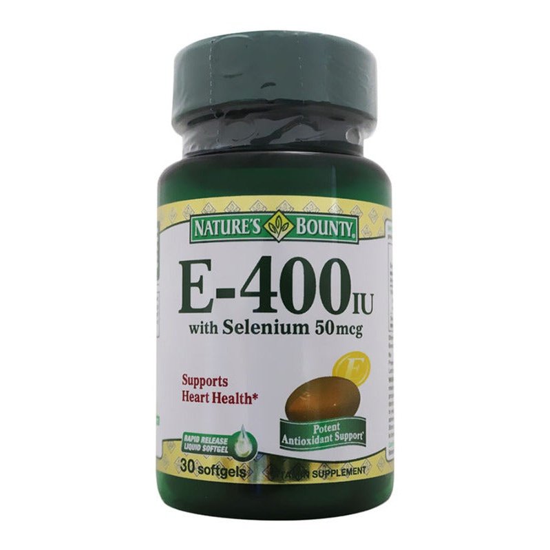 NATURES BOUNTY E 400IU 50MCG SOFTGEL 30s