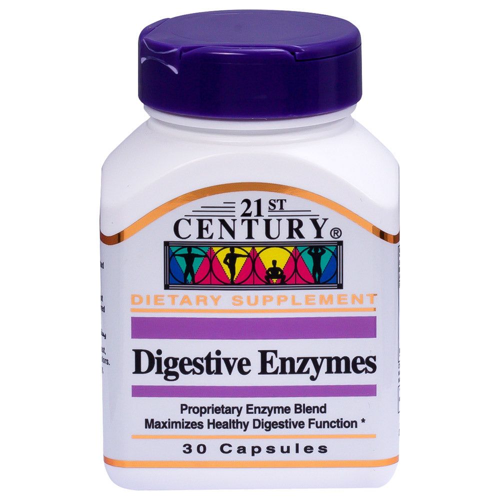 21ST CENTURY DIGESTIVE ENZYMES CAP 30s
