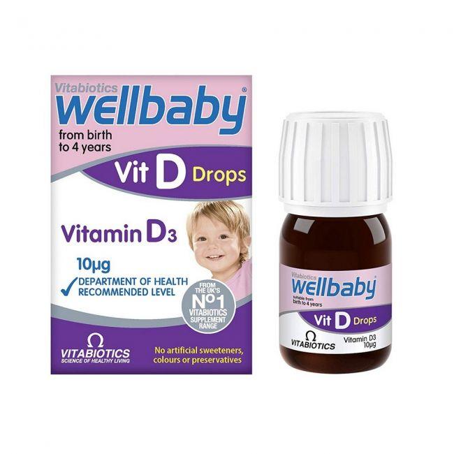 Vitabiotics Wellbaby Vitamin D Drops 30ml