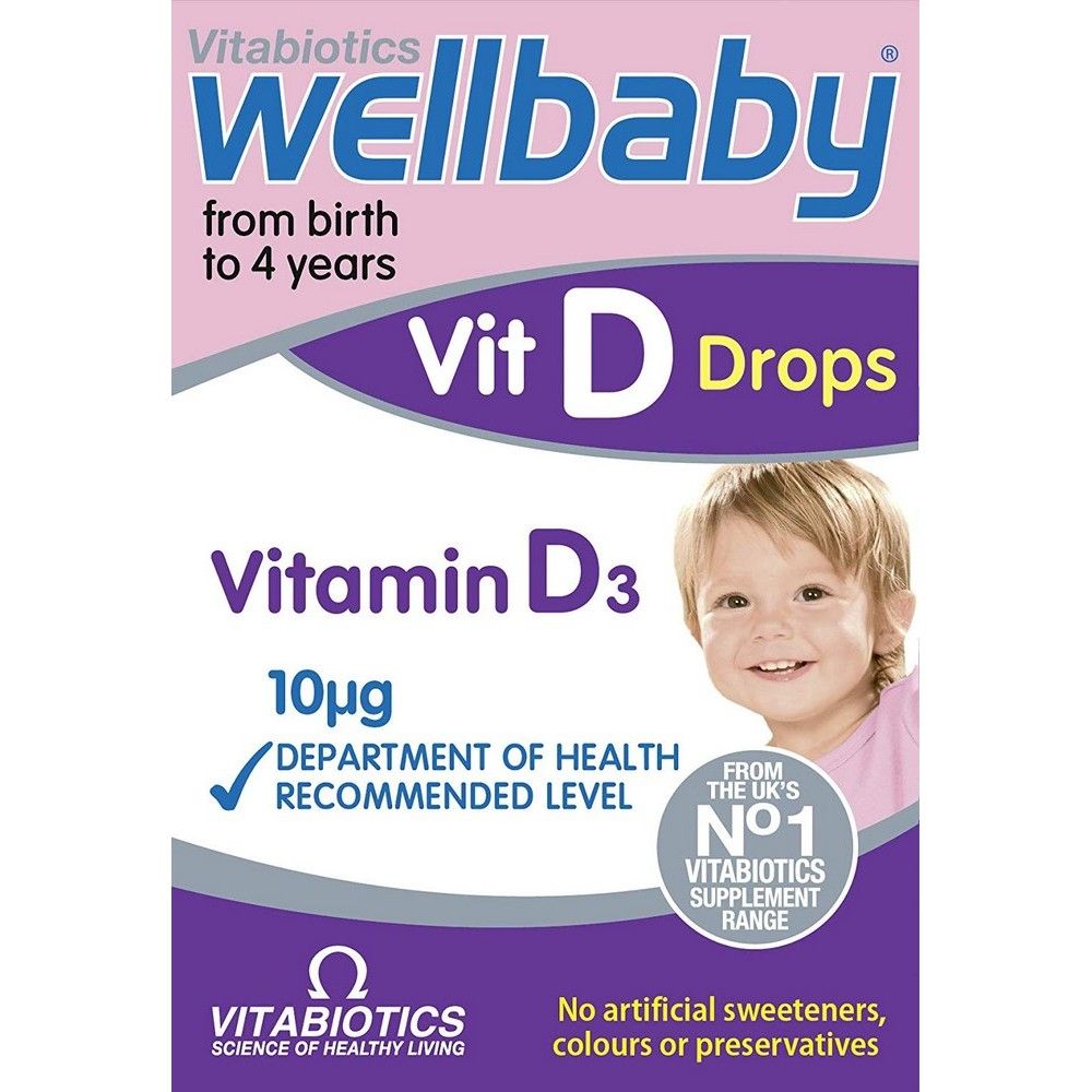 Vitabiotics Wellbaby Vitamin D Drops 30ml